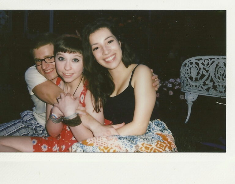 A picture of Sarah, her best friend Emily, and I