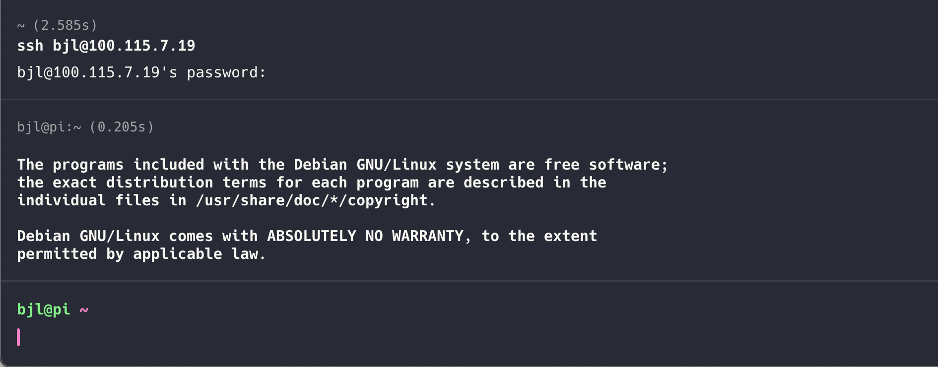 SSHing into your reverse proxy machine via CLI